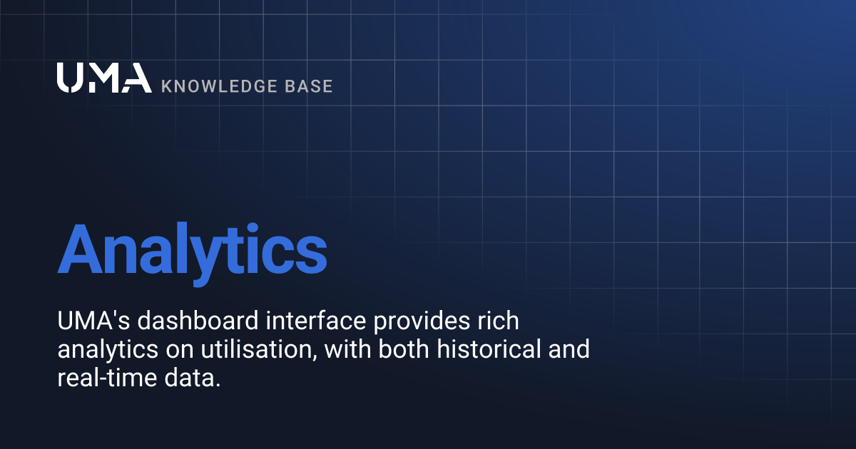 Analytics | UMA Knowledgebase